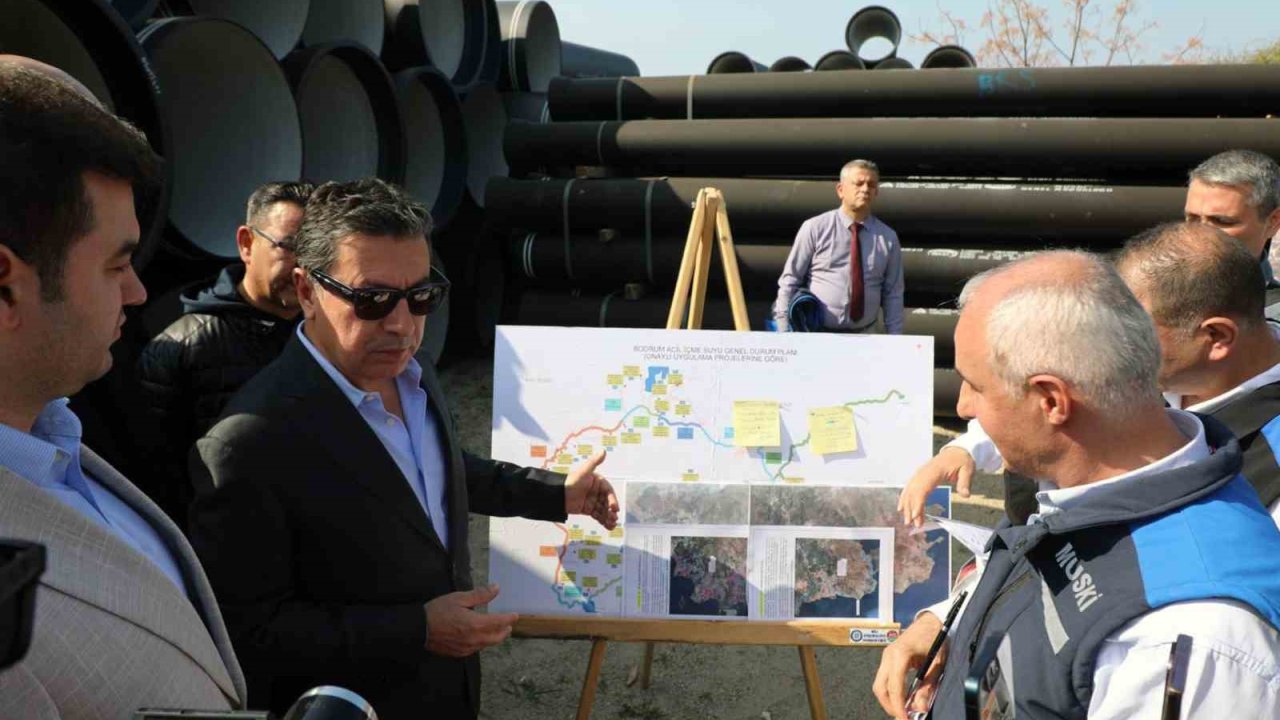 Bodrum’un arızalı içme suyu hatları yenileniyor