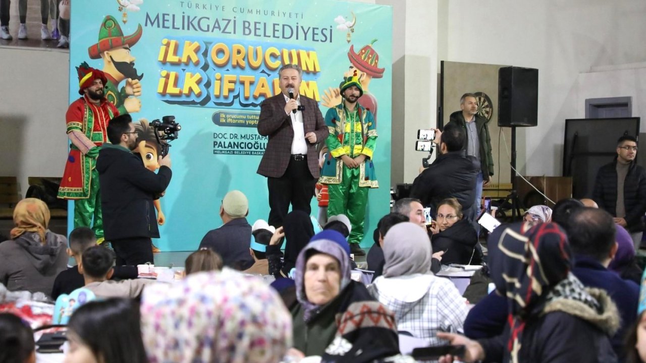 Melikgazi’de çocuklar ilk oruç, ilk iftar heyecanı yaşadı