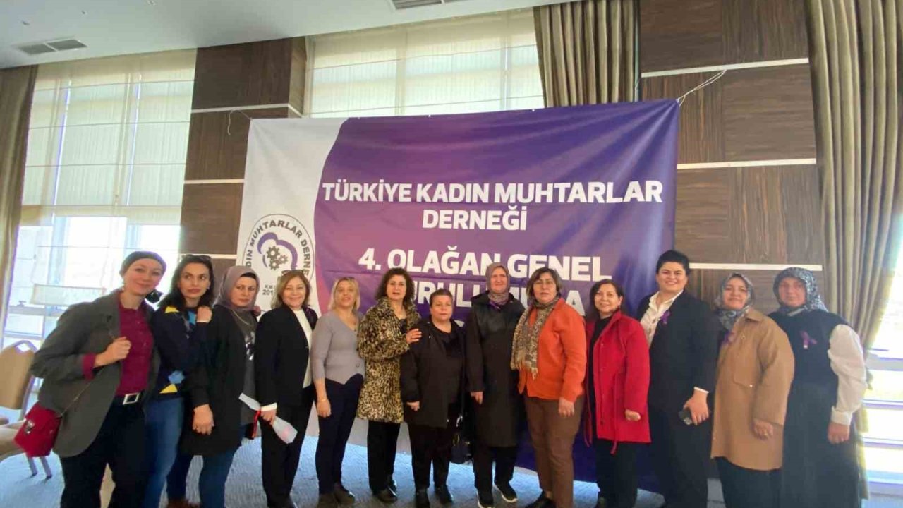 Manisalı kadın muhtarlar Ankara’da birlik ve dayanışma mesajı verdi