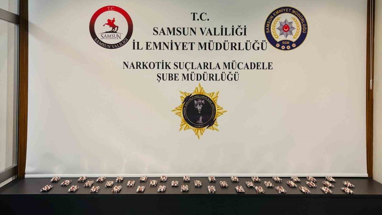 Samsun’da 4 bin 66 adet sentetik ecza ele geçirildi
