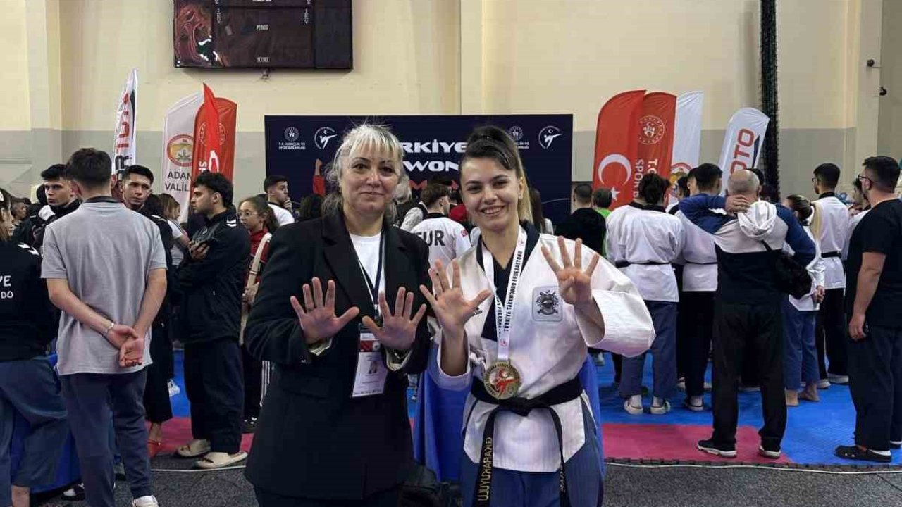 Eskişehirli taekwondo sporcusu 19’ncu Türkiye Şampiyonu oldu