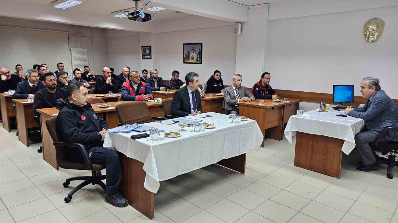 Samsun’da afet müdahale planı toplantıları