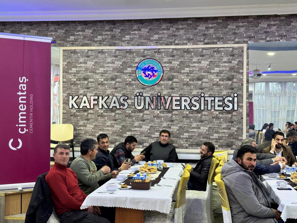 Kars’taki Çalıştaya sanayi kuruluşu Çimentaş Kars Çimento Fabrikası’ndan katkı