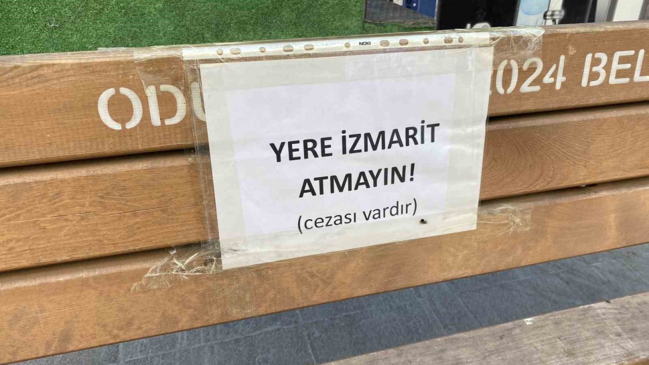 Vatandaşın ceza yememesi için esnaftan uyarı mesajı