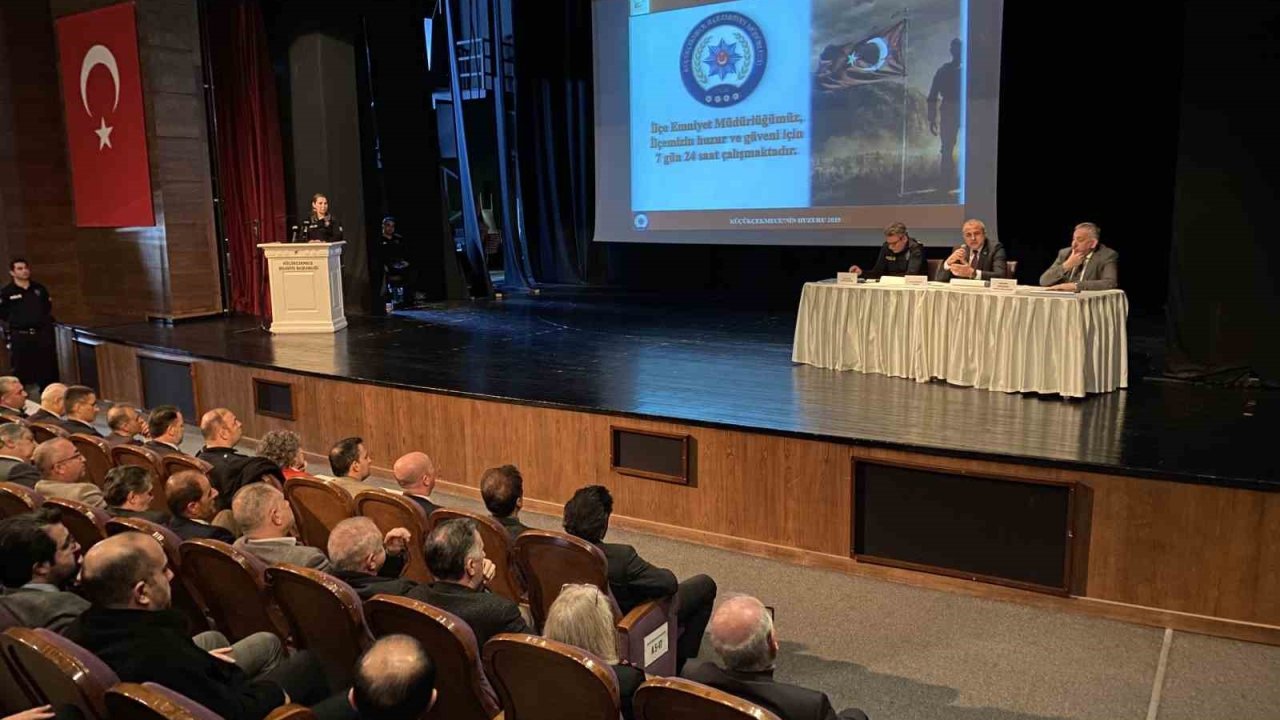 Küçükçekmece’de huzur ve değerlendirme toplantısı yapıldı