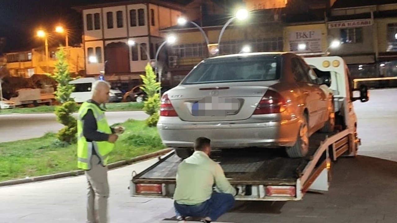 Attığı drift 46 bin TL’ye patladı, 60 gün aracından ve ehliyetinden oldu