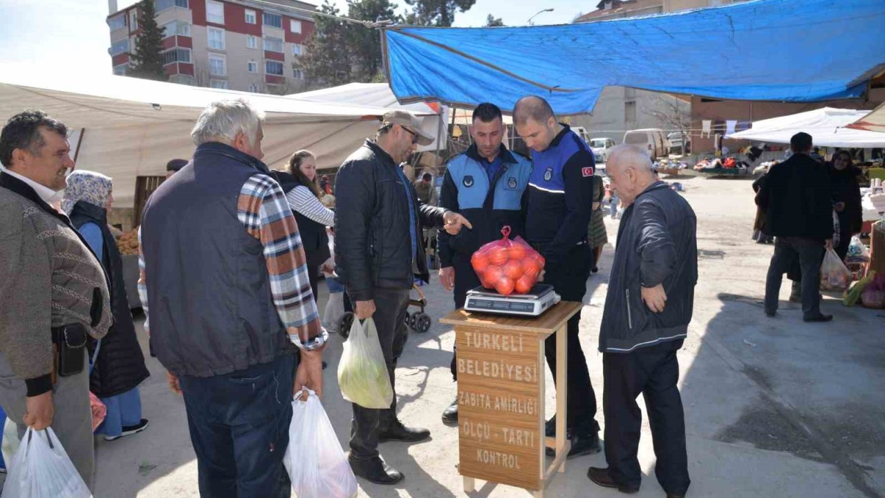 Türkeli’de pazara ’tartı kontrol noktası’