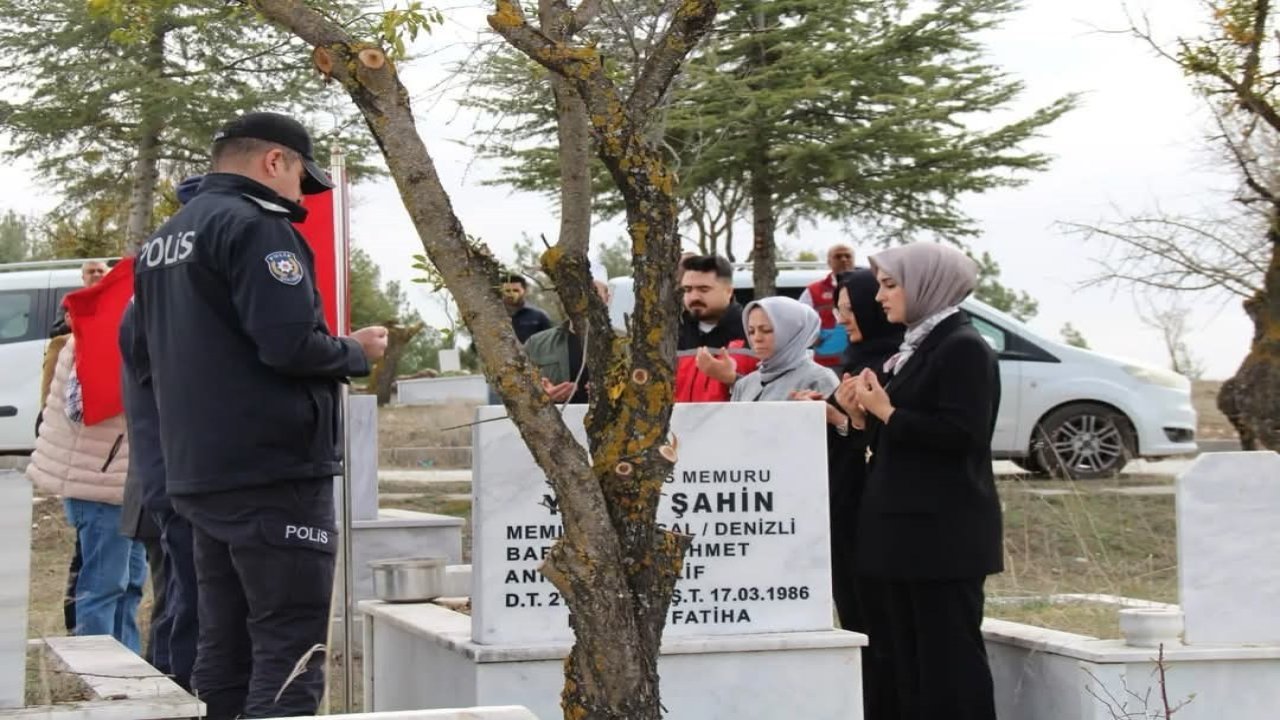 Şehit Polis Memuru Yakup Şahin şehadetinin yıl dönümünde anıldı