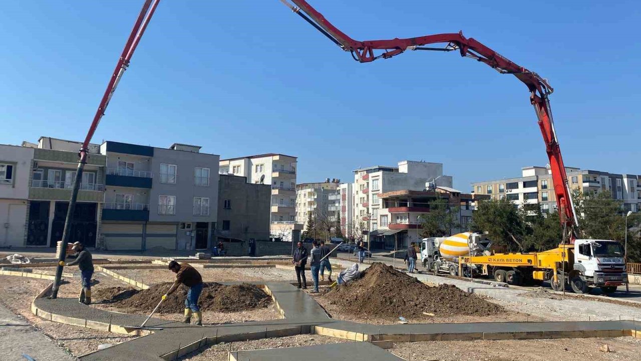 Kahta Belediyesi’nden 2 mahalleye park müjdesi