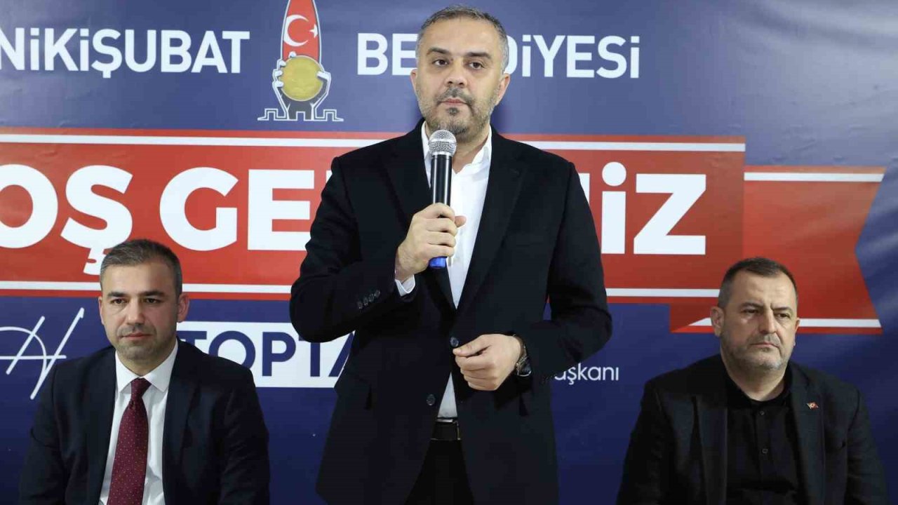 Onikişubat Belediye Başkanı Toptaş: "Davamıza olan sadakatimiz hiçbir zaman değişmeyecek"