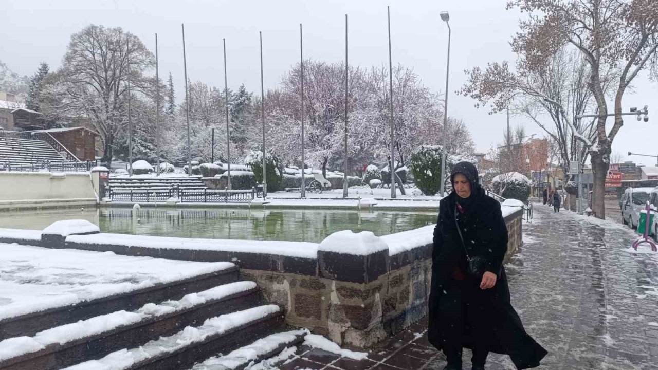 Afyonkarahisar’da kar yağışı etkili oldu