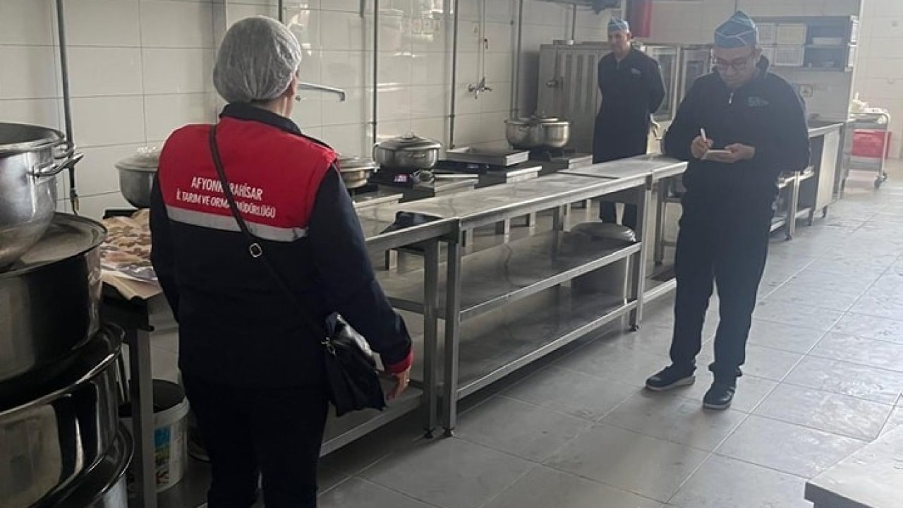 Tabldot yemek üretim tesislerinde denetim gerçekleştirildi