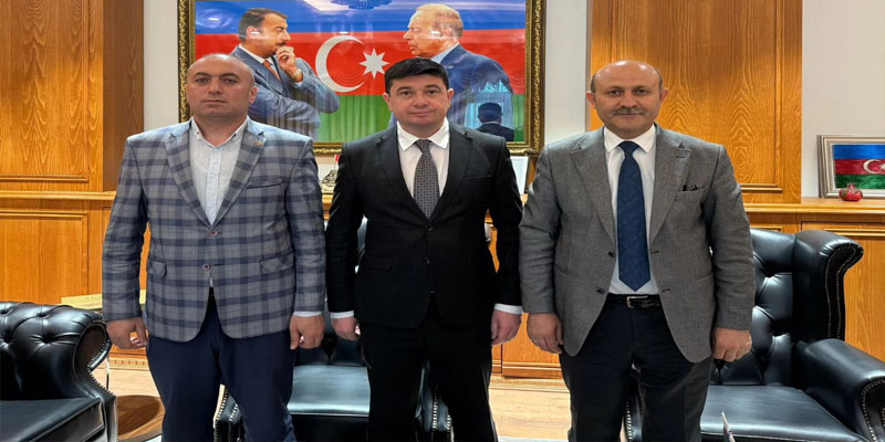 Kars Şoförler Odası ve Ziraat Odası Başkanlarından Başkonsolos Əliyev’e Ziyaret