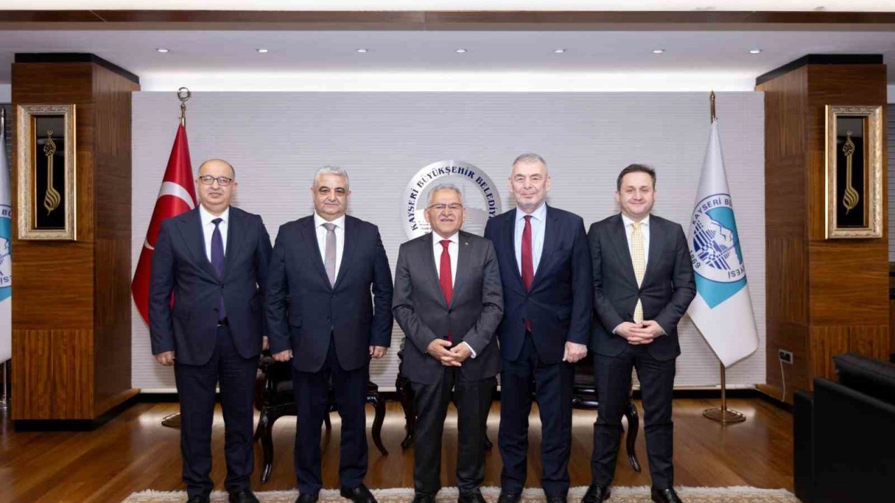Başkan Büyükkılıç’a Erciyes Anadolu Holding heyetinden ziyaret