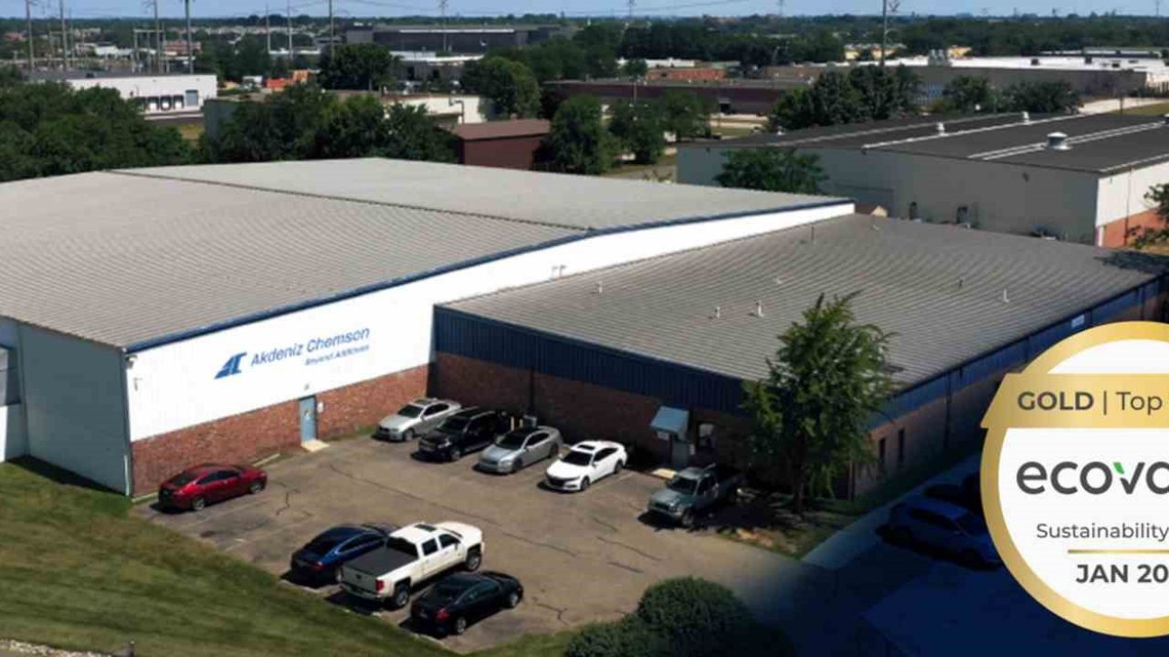 Akdeniz Chemson, EcoVadis platformundan üçüncü altın madalyasını aldı