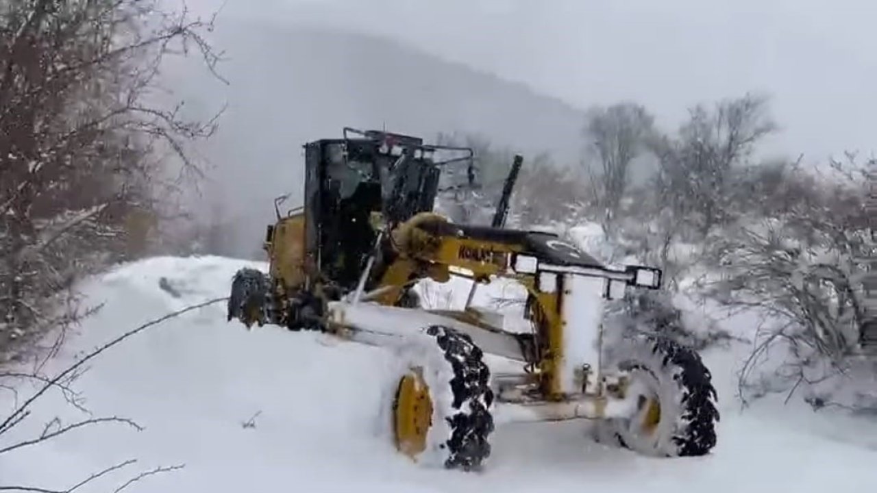 Amasya’da mart ayında 47 köy yolu kardan kapandı