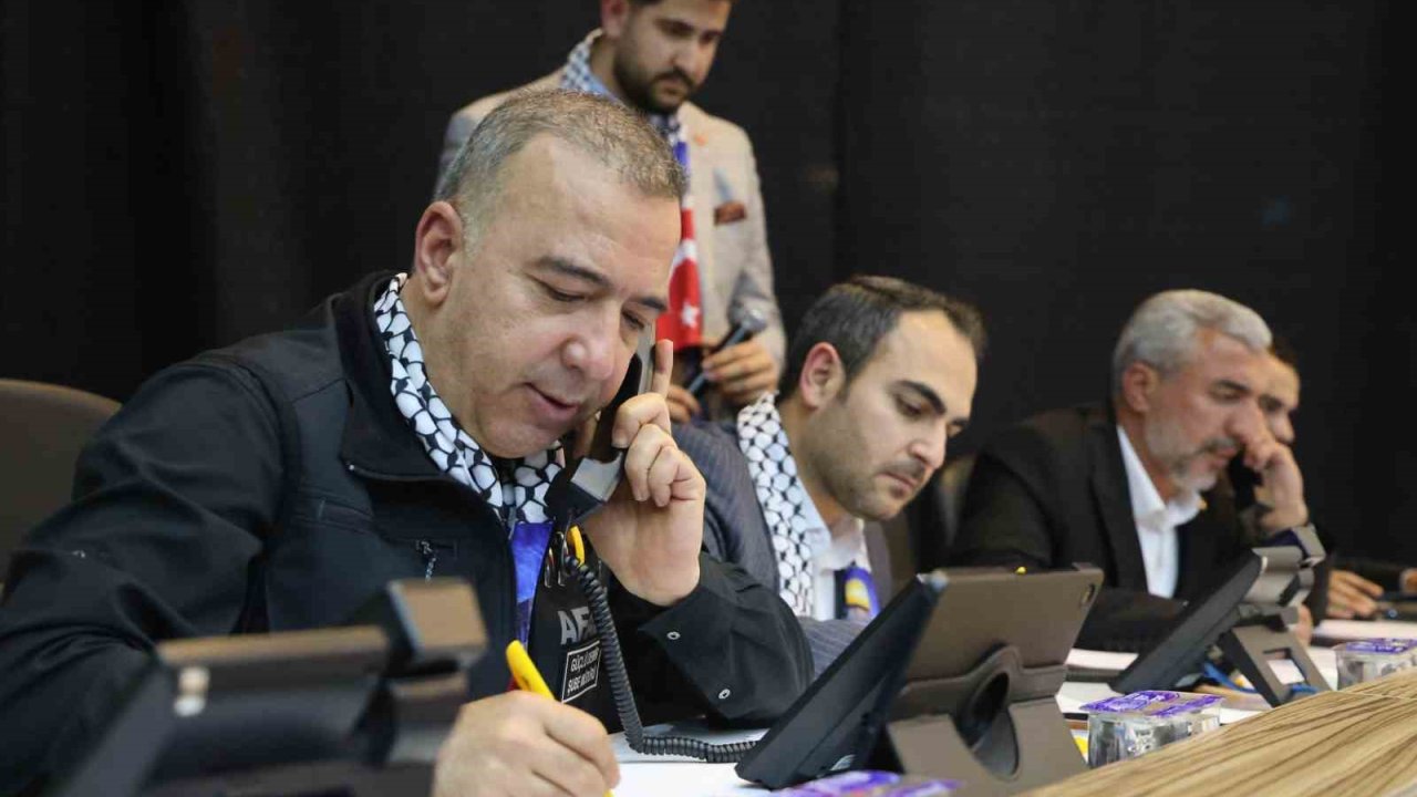 Elazığ’da "Gazze İçin El Ele" kampanyasında, SMS hariç yaklaşık 20 milyon lira bağış toplandı