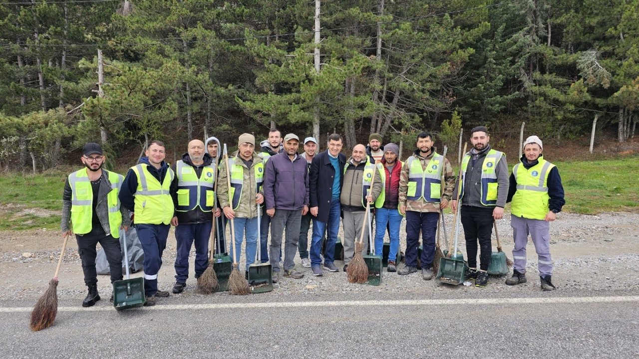 Başkan Kahveci’den temizlik emekçilerine anlamlı ziyaret