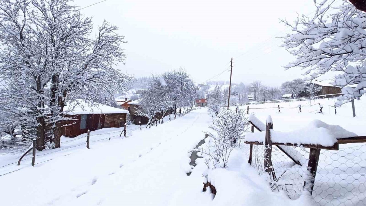 Giresun yaylalarında Nisan ayında karla mücadele sürüyor