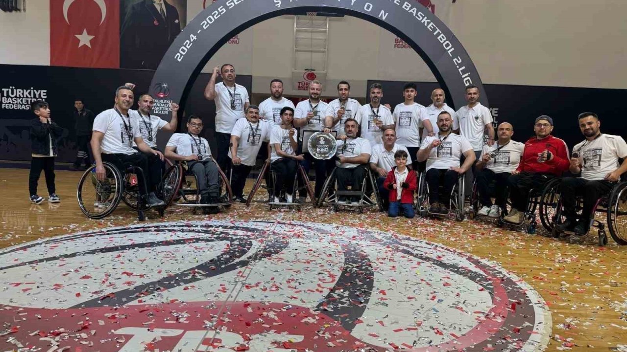 Malatya Büyükşehir Belediyesi Spor Kulübü Tekerlekli Basketbol Takımı 1. Lige yükseldi