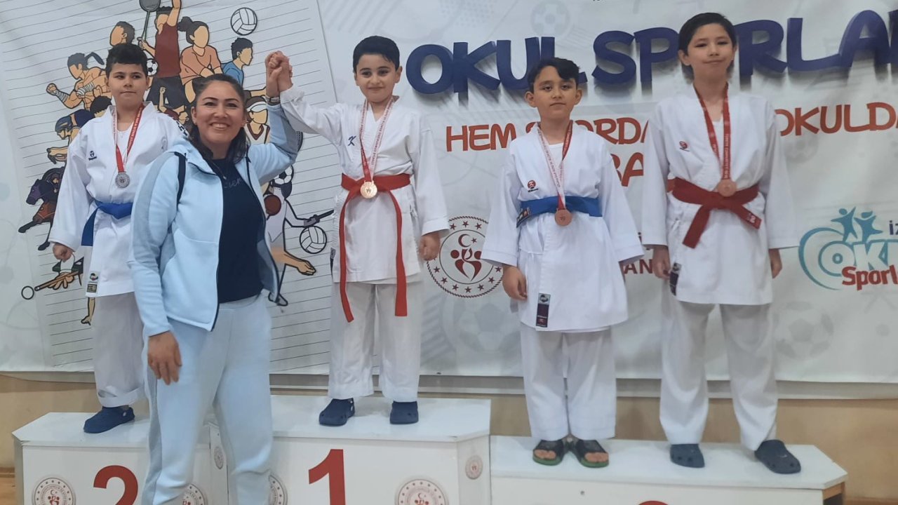 İzmir Karate Şampiyonası’nda Aliağa rüzgârı