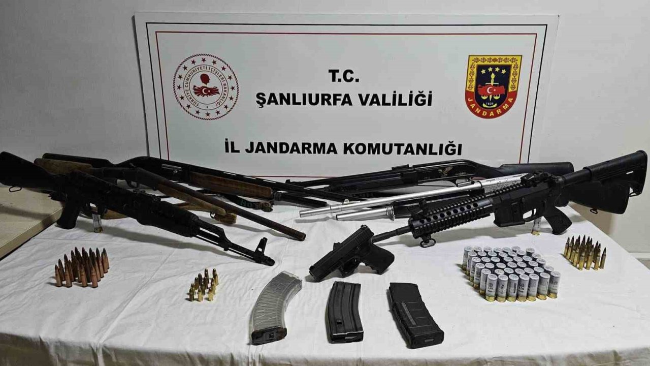 Şanlıurfa’da ruhsatsız silah operasyonu: 2 gözaltı
