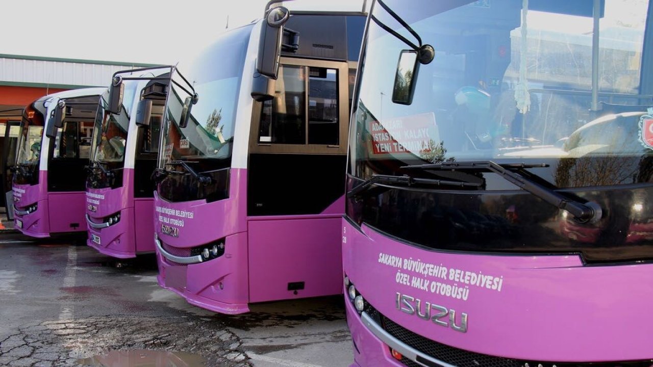 Sakarya Büyükşehir’den Hendek Hastane hattı için 3 yeni ‘j’ plaka