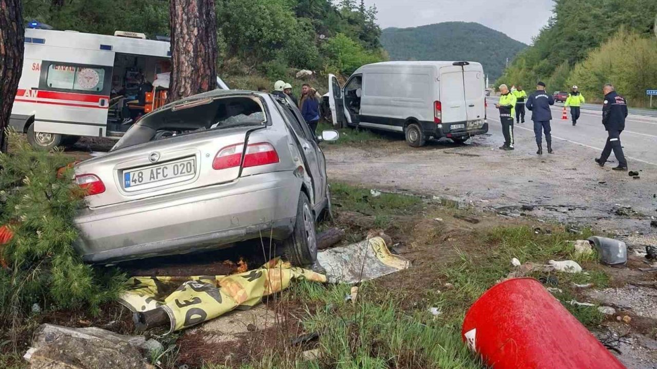 Milas-Yatağan karayolunda kaza: 1 ölü, 2 yaralı