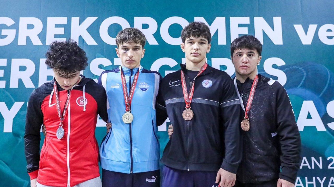 Eleşkirt’li Hamza Yerlikaya, Türkiye şampiyonu oldu