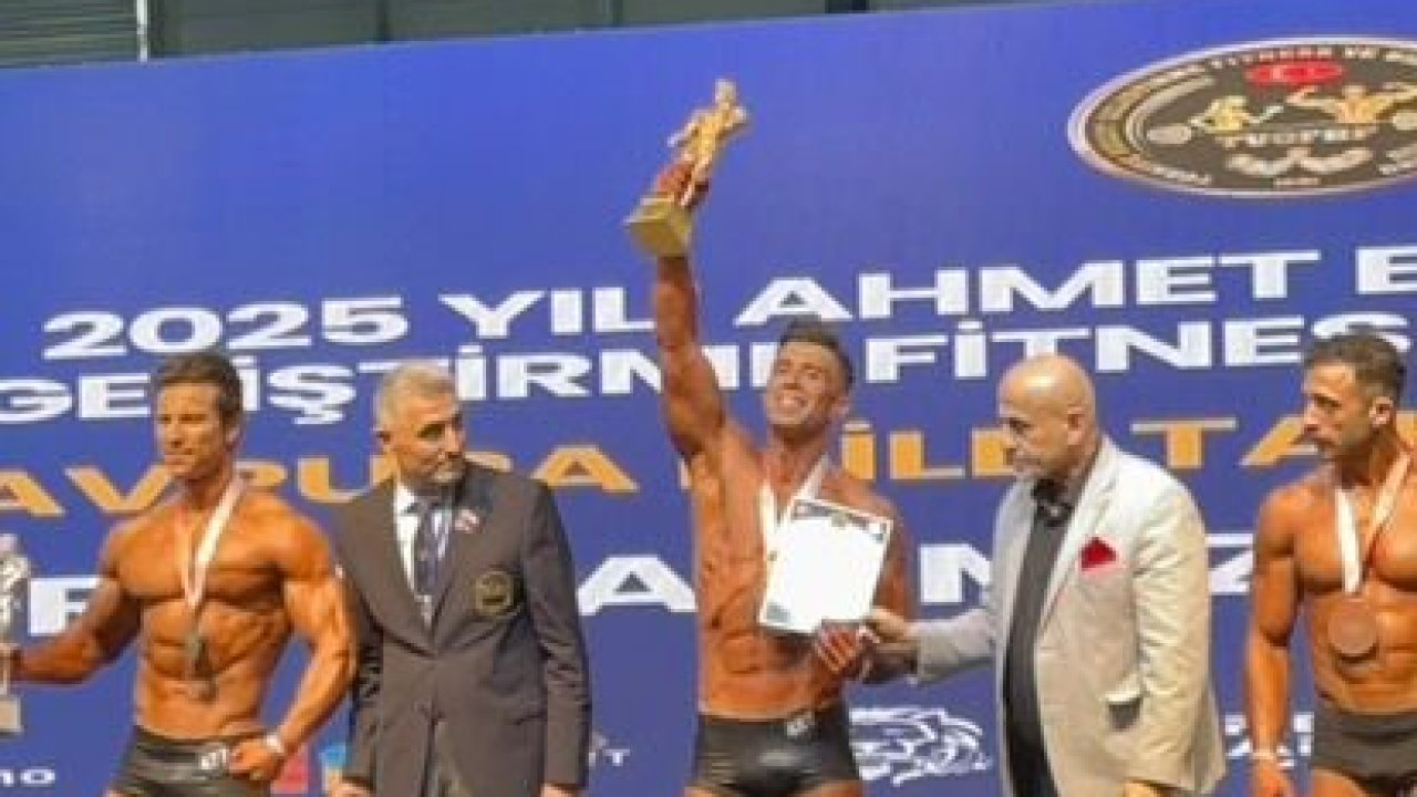 Aliağalı sporcu Bahadır Avhan’dan Türkiye şampiyonu