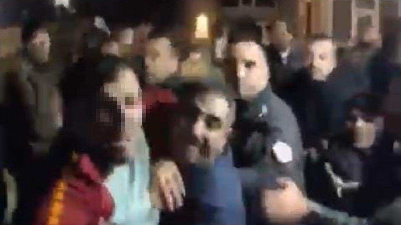 Öğrenciler ile taksicilerin kavgası yurtta son buldu; o anlar kamerada