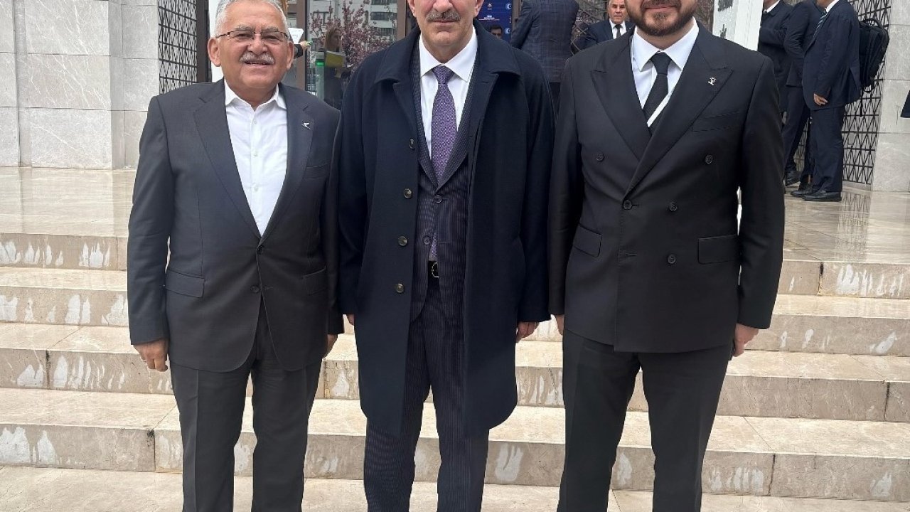 Başkan Büyükkılıç, Cumhurbaşkanı Yardımcısı Yılmaz ile görüştü