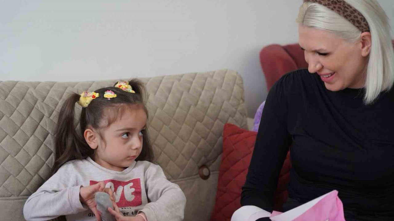 Başkanlar Aydem bebeği ziyaret etti