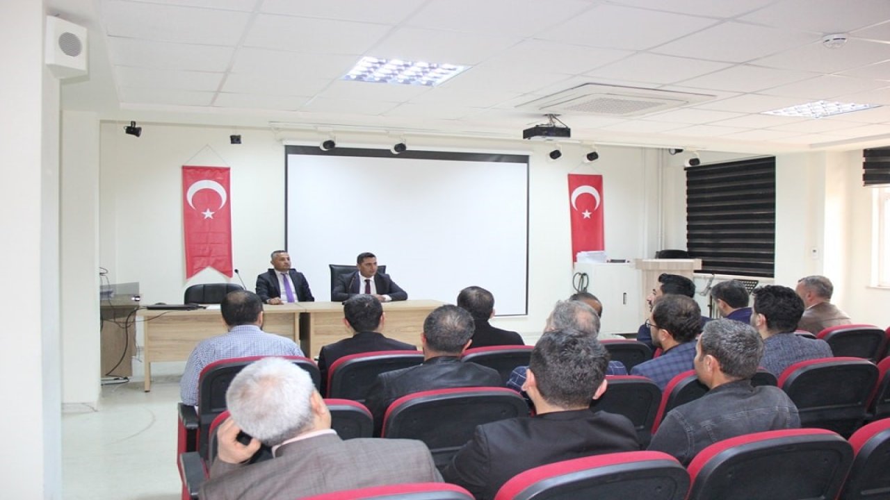 Cizre’de LGS sınavı öncesi bilgilendirme toplantısı yapıldı
