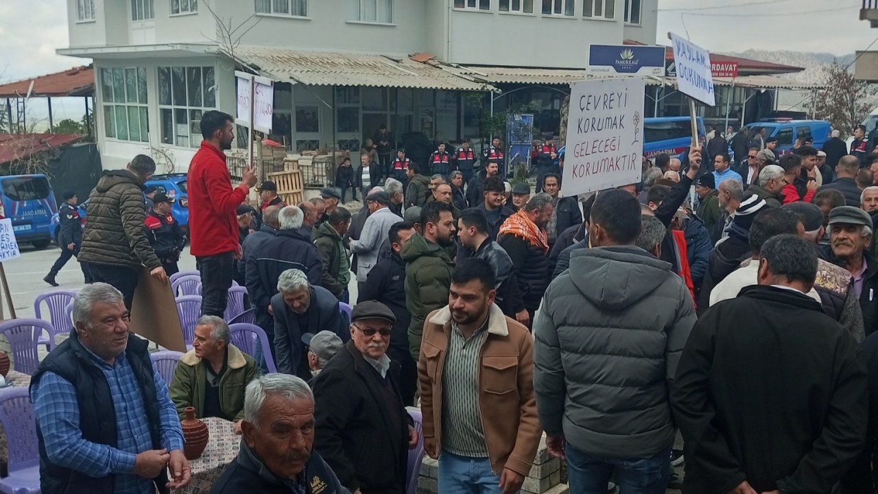 Köylüler Eşeler Yaylasındaki içme suyu kaynakları için eylem yaptı