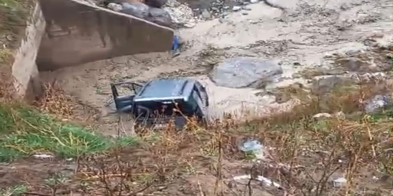 Kars'ta otomobil köprüden uçtu; 2'si çocuk 3 yaralı