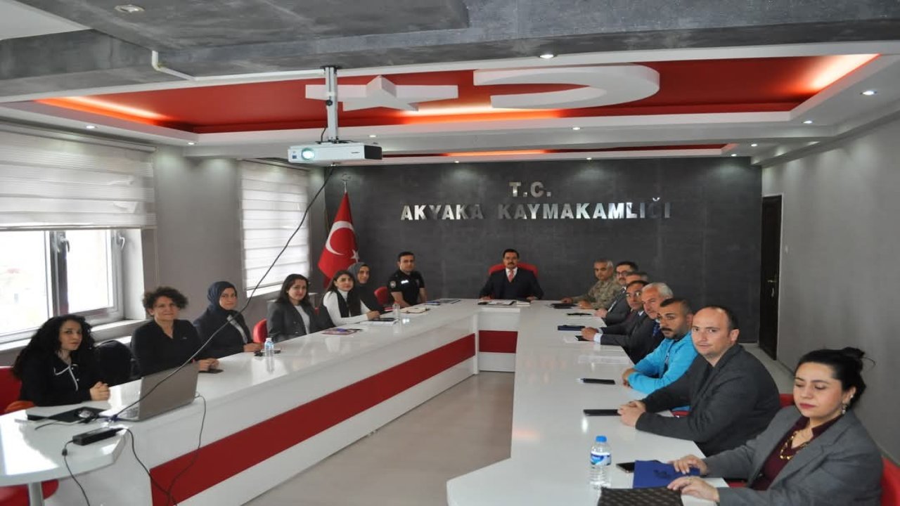 Kaymakam Demirtaş  kurum amirleriyle buluştu