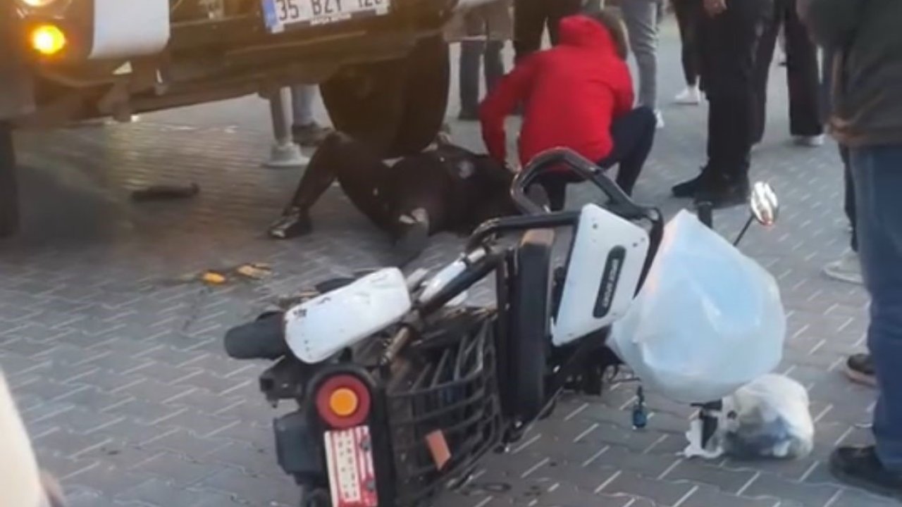 Marmaris’te elektrikli bisiklet sürücüsü kadına tır çarptı