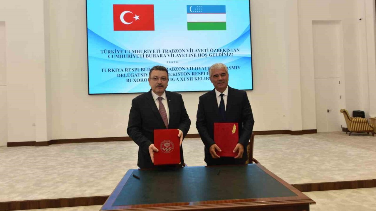 Trabzon ile Buhara kardeş şehir oldu