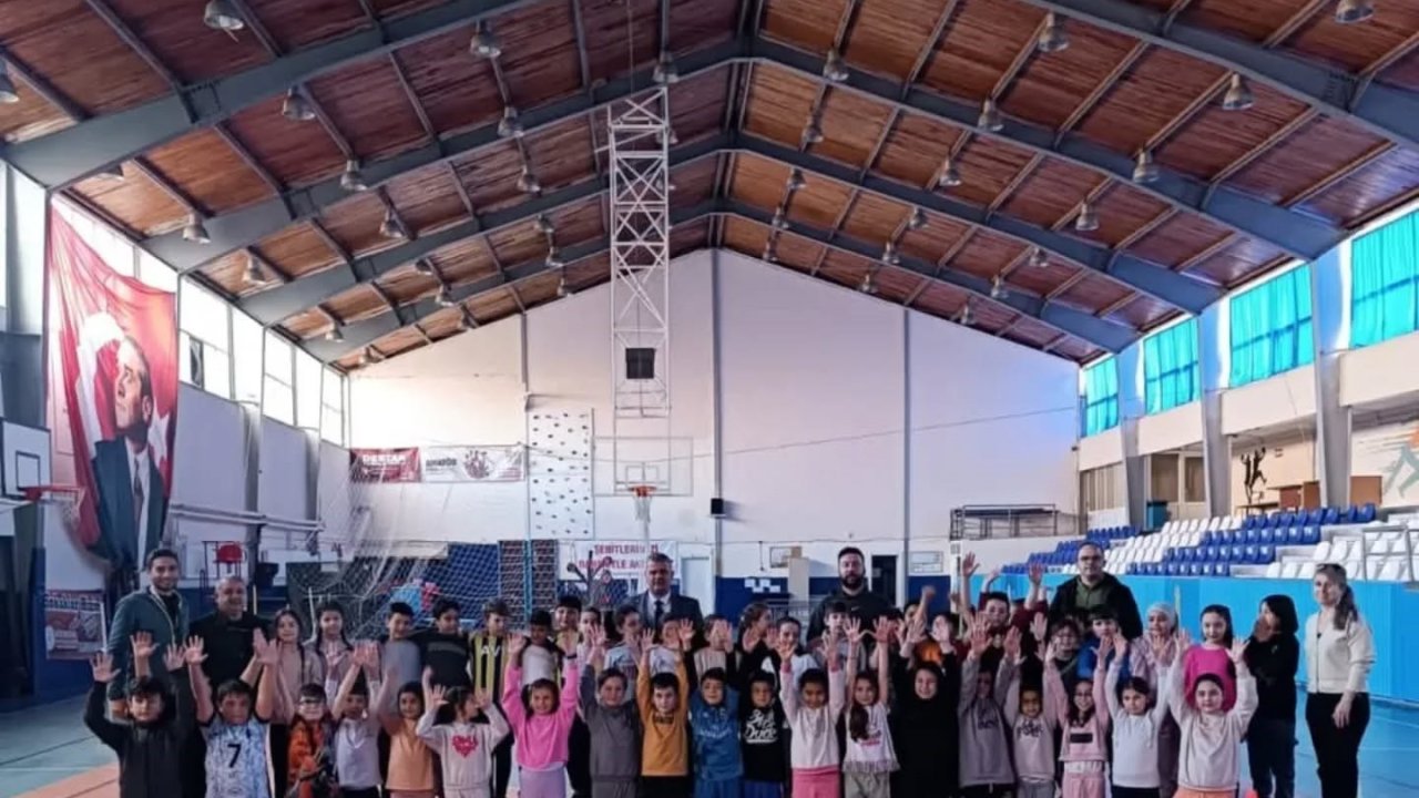 Gediz’de minik adımlar sporla buluştu