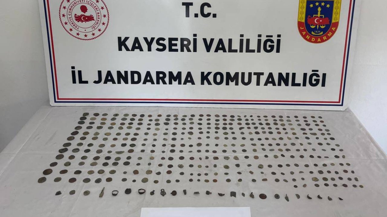 Kayseri’de tarihi eser operasyonu