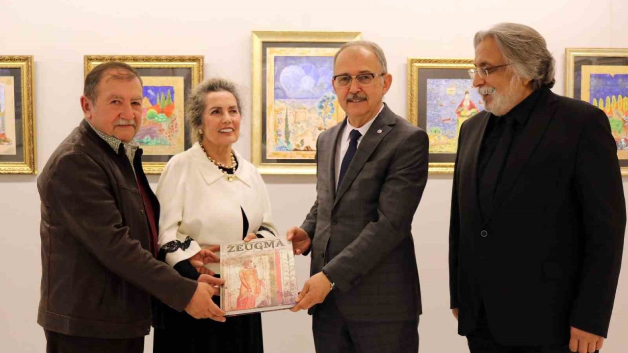 Ressam Burhanoğlu SANKO Sanat Galerisi’nde sergi açtı