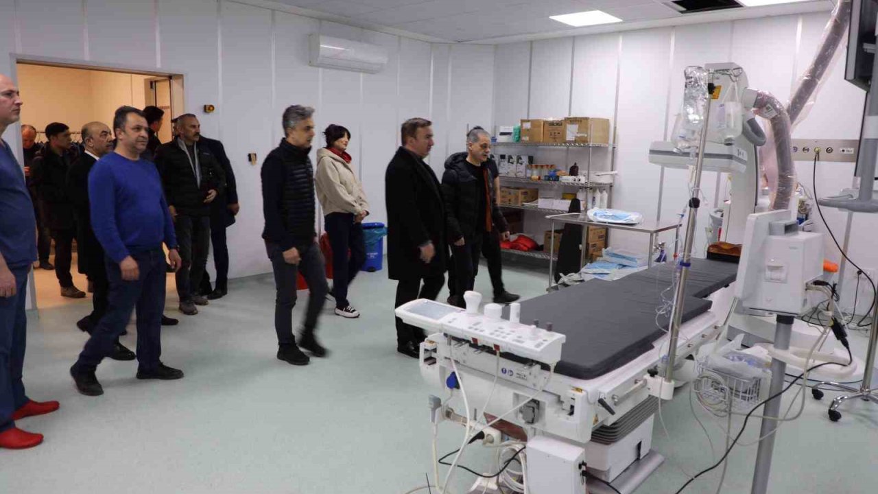 Vali Aydoğdu, hastanede incelemede bulundu