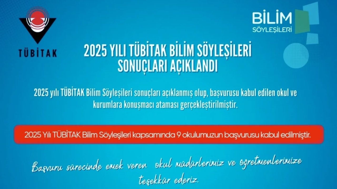 Niğde’de 9 okulda Bilim Söyleşileri gerçekleştirilecek