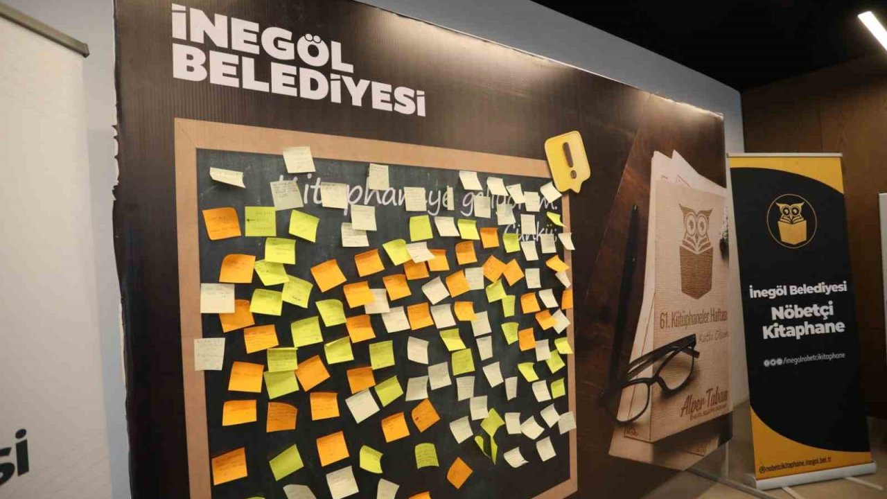 İnegöl Belediyesi nöbetçi kitaphanelerin ödüllerini aldı