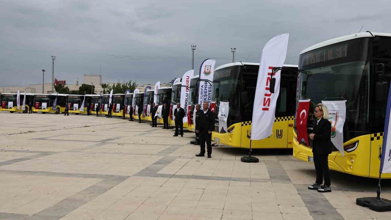 Şanlıurfa’da şehir içi ulaşıma takviye: 25 yeni otobüs hizmete alındı