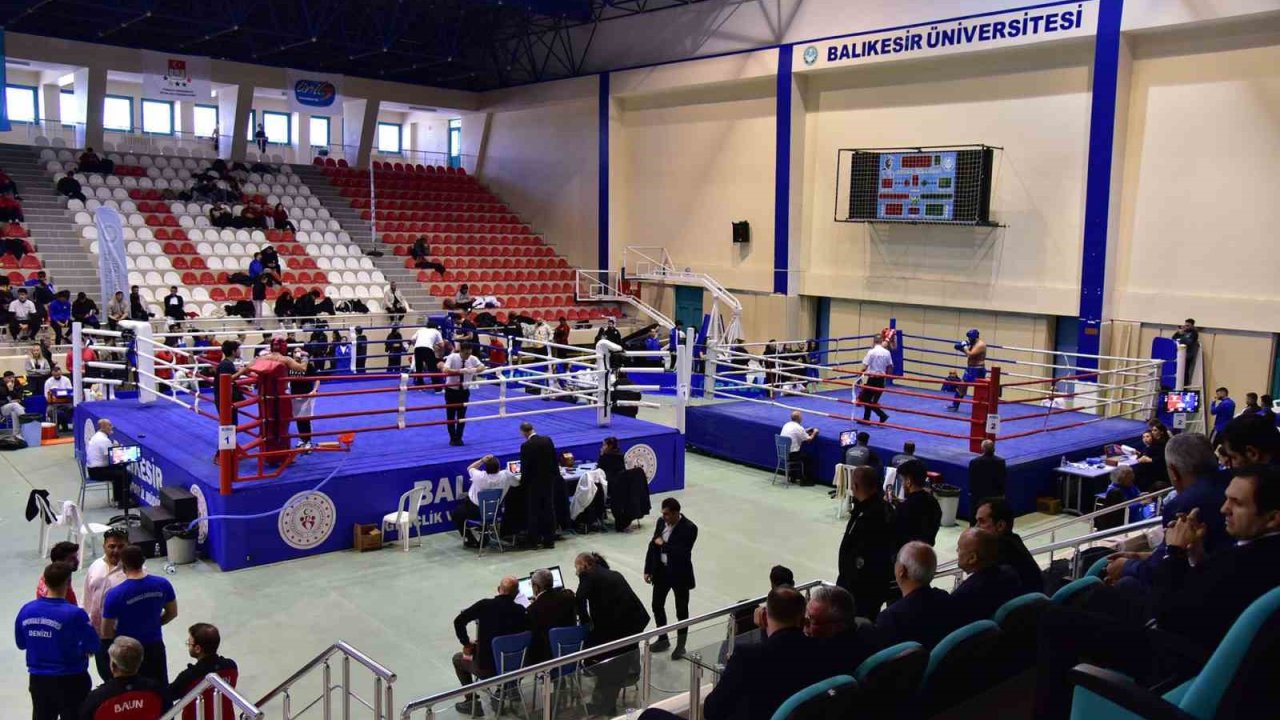 Üniversiteler arası Kick Boks Türkiye şampiyonası sona erdi