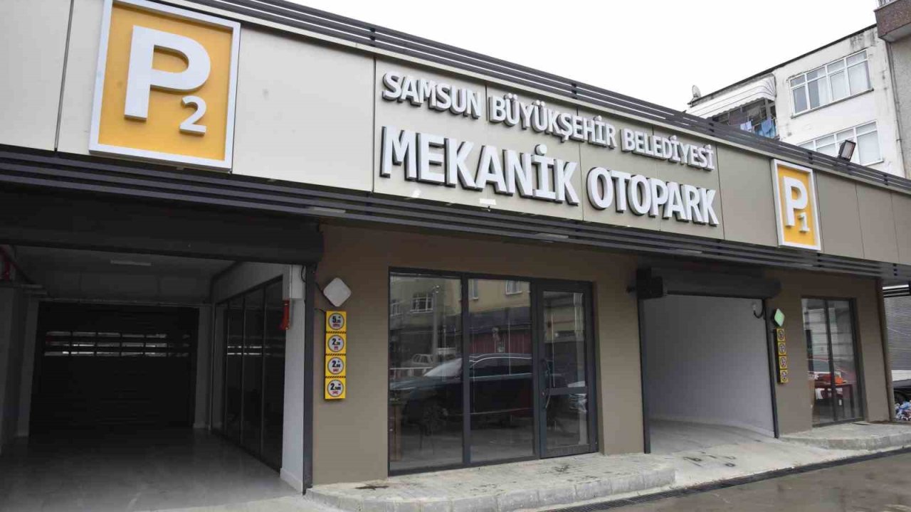 Çiftlik-1 Mekanik Otoparkı hizmete başladı