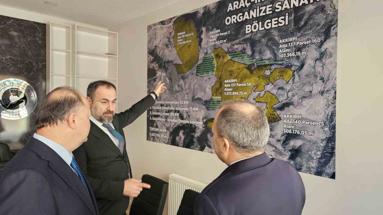 Kastamonu’ya kurulacak organize sanayi bölgesi için yer seçimi komisyon süreci başladı