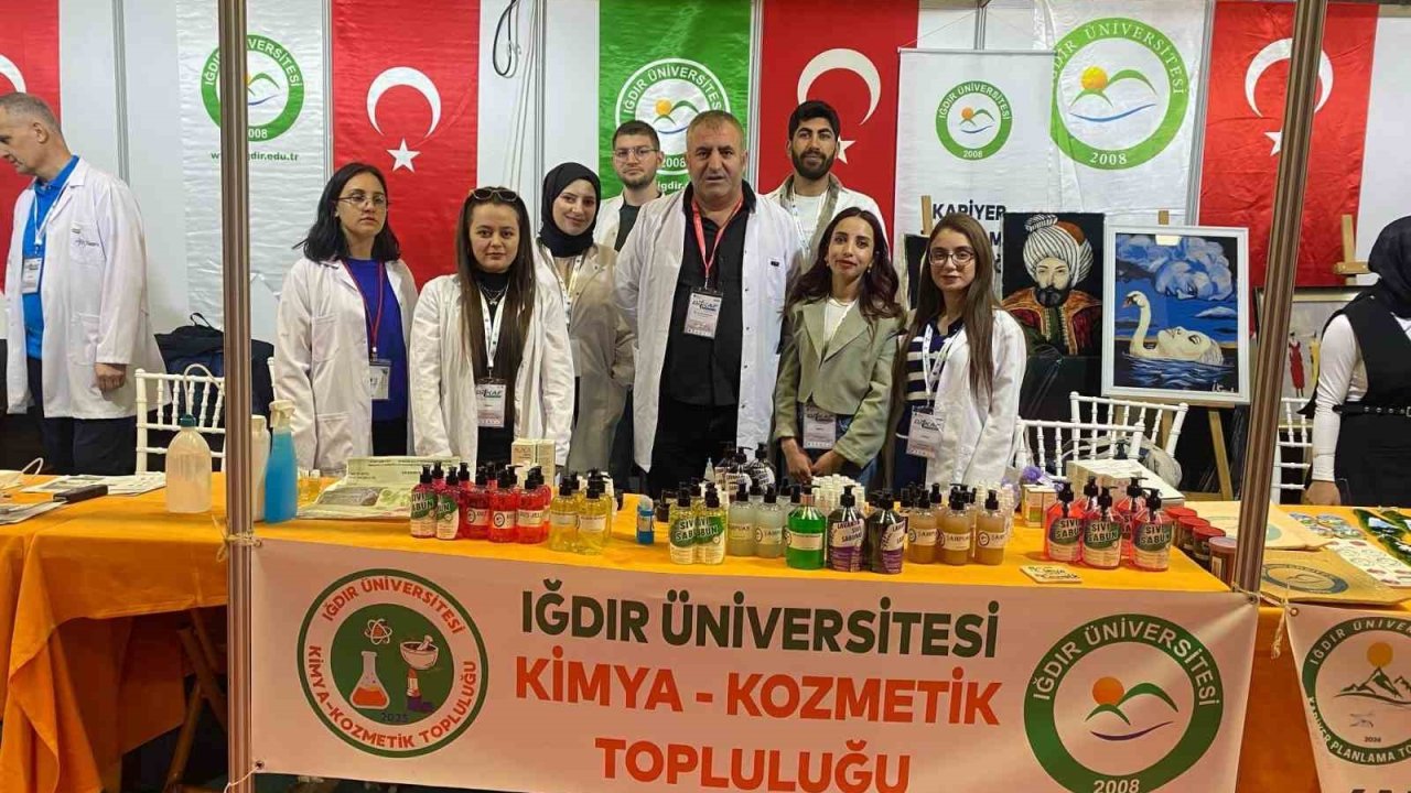 Iğdır Üniversitesinin ürettiği ürünler Doğu Anadolu Kariyer Fuarında